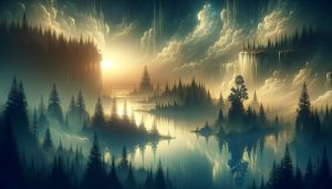 A forest seen from the Ethereal Plane